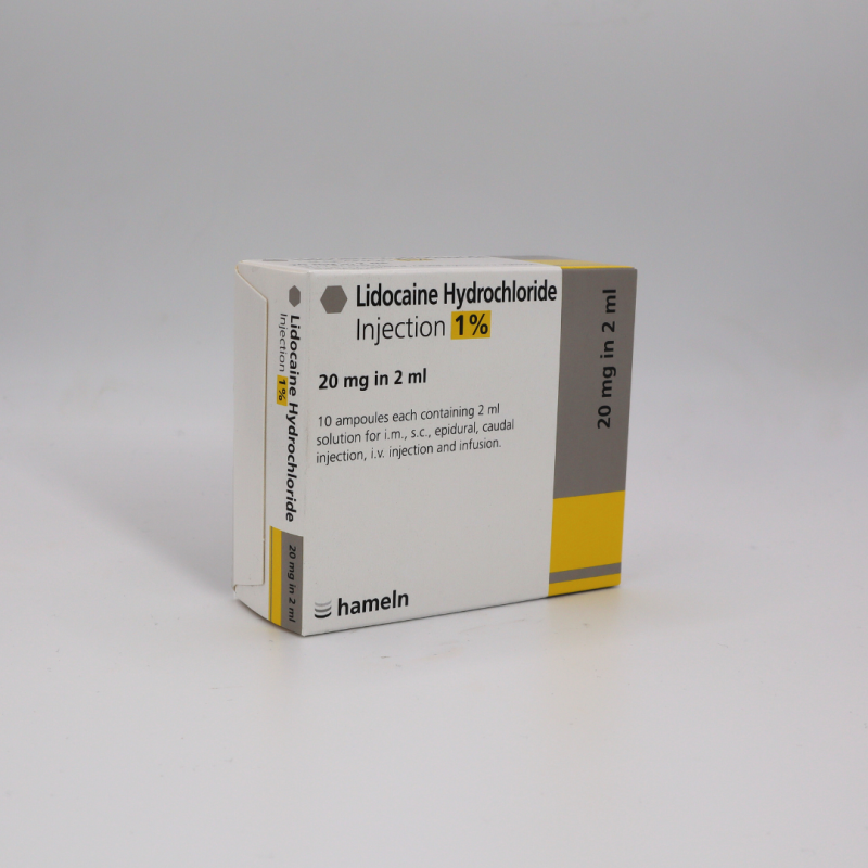 Lidocaine Hydrochloride 1% 2ml vials 